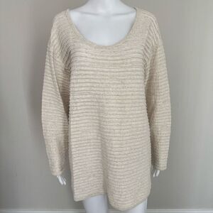 Vintage Moda International Textured Ribbed Long Sleeve Top